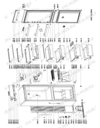 Схема №1 LR8 S1 S B с изображением Всякое для холодильника Whirlpool 481010822842