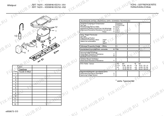 Схема №3 KS5WH61SD с изображением Поднос для холодильника Bosch 00268469