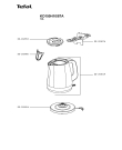 Схема №1 KO150H10/87A с изображением Корпусная деталь для чайника (термопота) Tefal SS-203019
