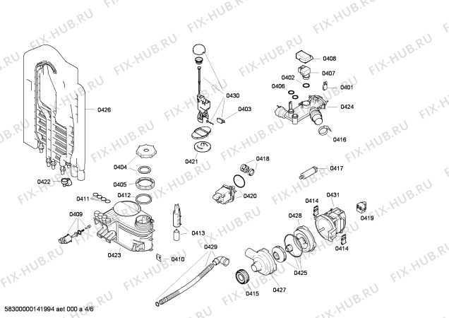 Схема №6 4VS352IP с изображением Панель управления для посудомойки Bosch 00664657
