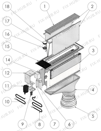 Схема №1 MA32NR (F031162) с изображением Другое для климатотехники Indesit C00113694