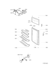 Схема №2 ARL 056 IG/R с изображением Лоток (форма) для холодильника Whirlpool 481941849381