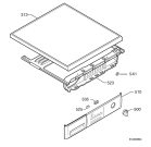 Схема №5 L16820 с изображением Декоративная панель для стиралки Aeg 1322632108