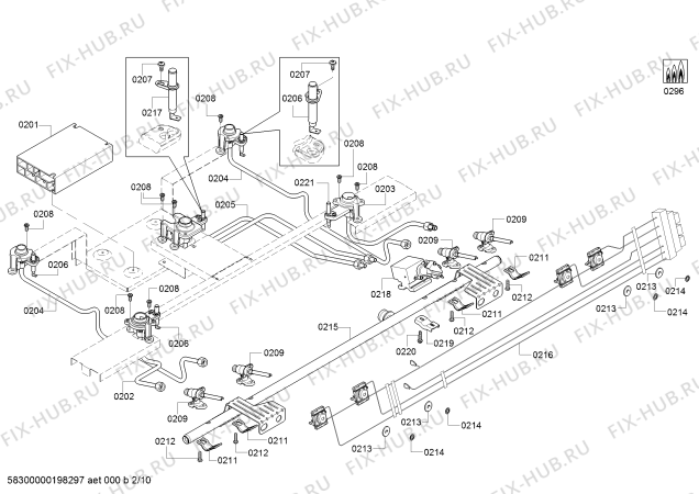 Схема №10 HGIP054UC Bosch с изображением Кабель для плиты (духовки) Bosch 12006318