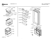 Схема №3 K9625X1GB K9625 с изображением Крышка для холодильной камеры Bosch 00099467