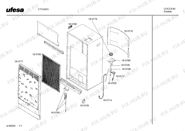 Схема №1 CT3100/3 CT3100 с изображением Вентиляционная решетка для электрообогревателя Bosch 00180777