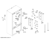 Схема №7 B36IT71SN с изображением Крепеж для холодильника Bosch 00683122