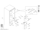 Схема №5 KGN39NW19R с изображением Дверь для холодильника Bosch 00713478