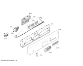 Схема №6 SGU56M25SK с изображением Передняя панель для электропосудомоечной машины Bosch 00442640