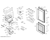 Схема №3 BD3056B3LN Profilo с изображением Крышка для холодильной камеры Bosch 00754252