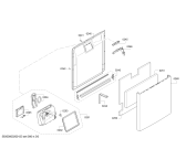 Схема №4 SN236W02GE iQ300 с изображением Передняя панель для посудомоечной машины Siemens 11019449