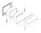 Схема №1 BP-ORA-S (229576, B600PIRO) с изображением Дверца для электропечи Gorenje 253506