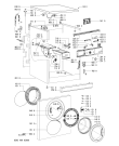 Схема №2 AWO/D 43115 с изображением Блок управления для стиральной машины Whirlpool 481221470102