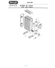 Схема №1 061221M I/G с изображением Решетка для обогревателя (вентилятора) DELONGHI 708771