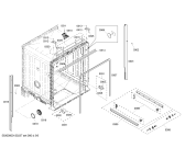 Схема №6 SHX3AM02UC с изображением Вставка для ручки для посудомоечной машины Bosch 00612324