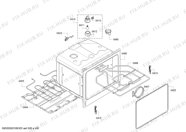 Схема №5 B14M42N5RU с изображением Уплотнитель для электропечи Bosch 11019094