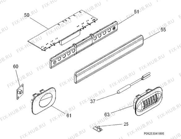 Взрыв-схема холодильника Electrolux IK30911LI - Схема узла Electrical equipment