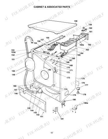 Схема №5 WM21P (CCWM21P) с изображением Пластинка для стиральной машины Indesit C00199366