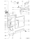 Схема №2 GSX 7986/1 с изображением Панель для электропосудомоечной машины Whirlpool 481245371512