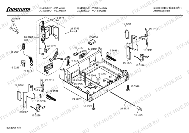 Схема №6 CG460J9 с изображением Вкладыш в панель для посудомойки Bosch 00352361