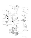 Схема №1 SA4 844 C IX с изображением Электропитание для плиты (духовки) Whirlpool 481011101140