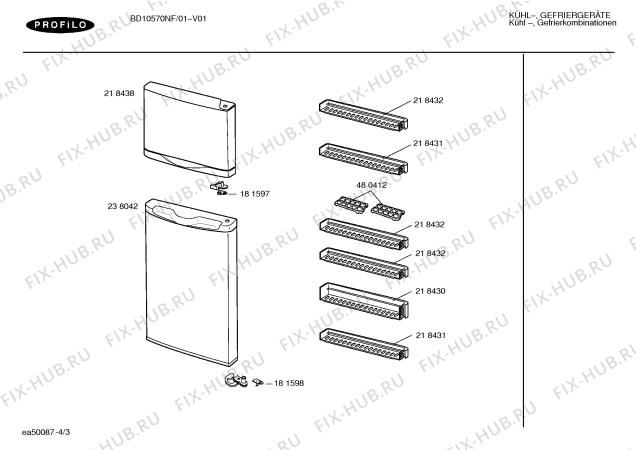 Схема №3 BD10570NF с изображением Плата для холодильника Bosch 00218428