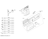 Схема №4 WM12E161IN с изображением Панель управления для стиралки Bosch 00669423