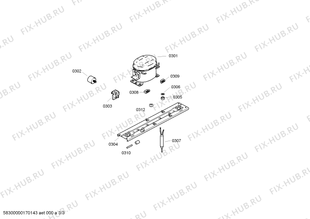 Схема №3 KGF23767TI с изображением Дверь для холодильника Bosch 00712261