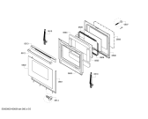 Схема №5 HGS3023UC с изображением Панель для духового шкафа Bosch 00686704