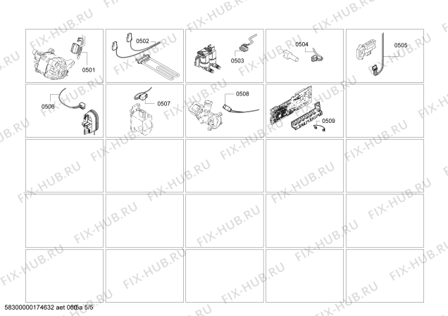 Схема №5 WAK20200GC, Maxx 7 с изображением Панель управления для стиралки Bosch 11006747