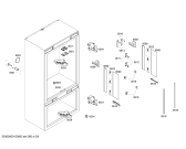 Схема №9 B36IT71SN с изображением Планка для холодильной камеры Bosch 00249894