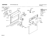 Схема №5 SN148035 с изображением Панель для посудомойки Siemens 00113585