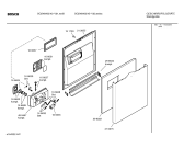 Схема №6 SGS43A92 с изображением Передняя панель для посудомоечной машины Bosch 00433724