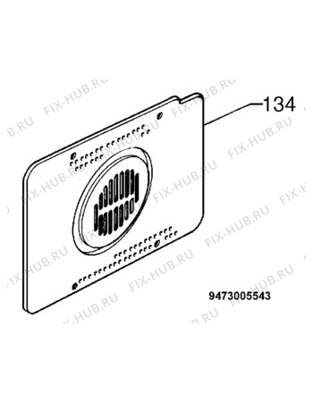 Взрыв-схема плиты (духовки) Zanussi ZCE611X - Схема узла Kit 269