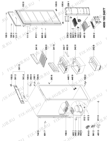 Схема №1 MUF1810TXGS с изображением Дверца для холодильника Whirlpool 481010564838