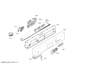 Схема №6 S44M45N2EU с изображением Передняя панель для посудомойки Bosch 00447497