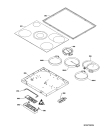 Схема №1 96901K-MN  HIC 90 с изображением Поверхность для электропечи Aeg 3306088018