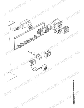 Взрыв-схема комплектующей Aeg HWWI9 - Схема узла Electrical equipment