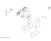 Схема №5 WM14E2B1 с изображением Панель управления для стиральной машины Siemens 11010228