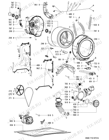 Схема №2 710 GT/BC с изображением Другое для стиралки Whirlpool 481221479629