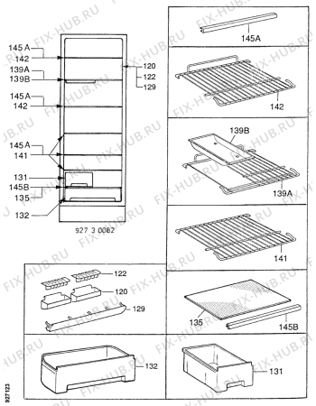 Взрыв-схема холодильника Arthurmartinelux AR3212C - Схема узла Accessories Refrigerator