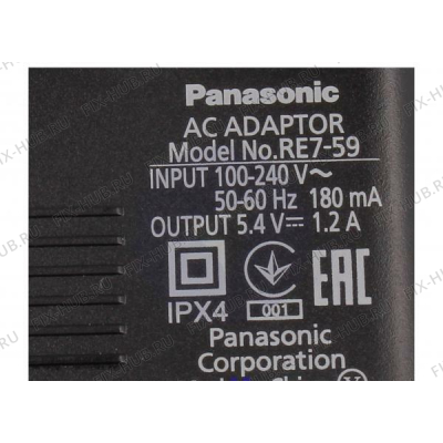 Электроадаптер для бритвы (эпилятора) Panasonic WESLV95K7661 в гипермаркете Fix-Hub