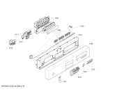 Схема №6 SGU57M05EX с изображением Модуль управления для посудомойки Bosch 00499977