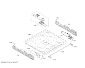 Схема №7 B46C74N3 с изображением Зажим для плиты (духовки) Bosch 00657696