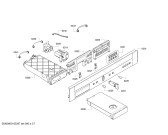 Схема №7 B45C42N0GB с изображением Модуль управления, запрограммированный для плиты (духовки) Bosch 00657713