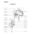 Схема №7 XP900025/1L0 с изображением Плата управления для электрокофеварки Krups MS-0044588