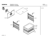 Схема №4 HB24054EU с изображением Передняя часть корпуса для электропечи Siemens 00361290