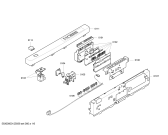 Схема №6 SHU9956UC IntegraLtd с изображением Панель для посудомойки Bosch 00184599