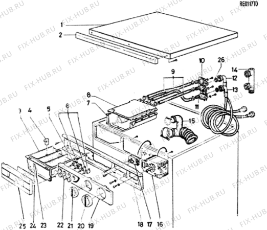 Взрыв-схема холодильника Whirlpool WMP550 (F012156) - Схема узла