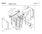 Схема №6 SE55A630EU с изображением Вкладыш в панель для посудомоечной машины Siemens 00367241